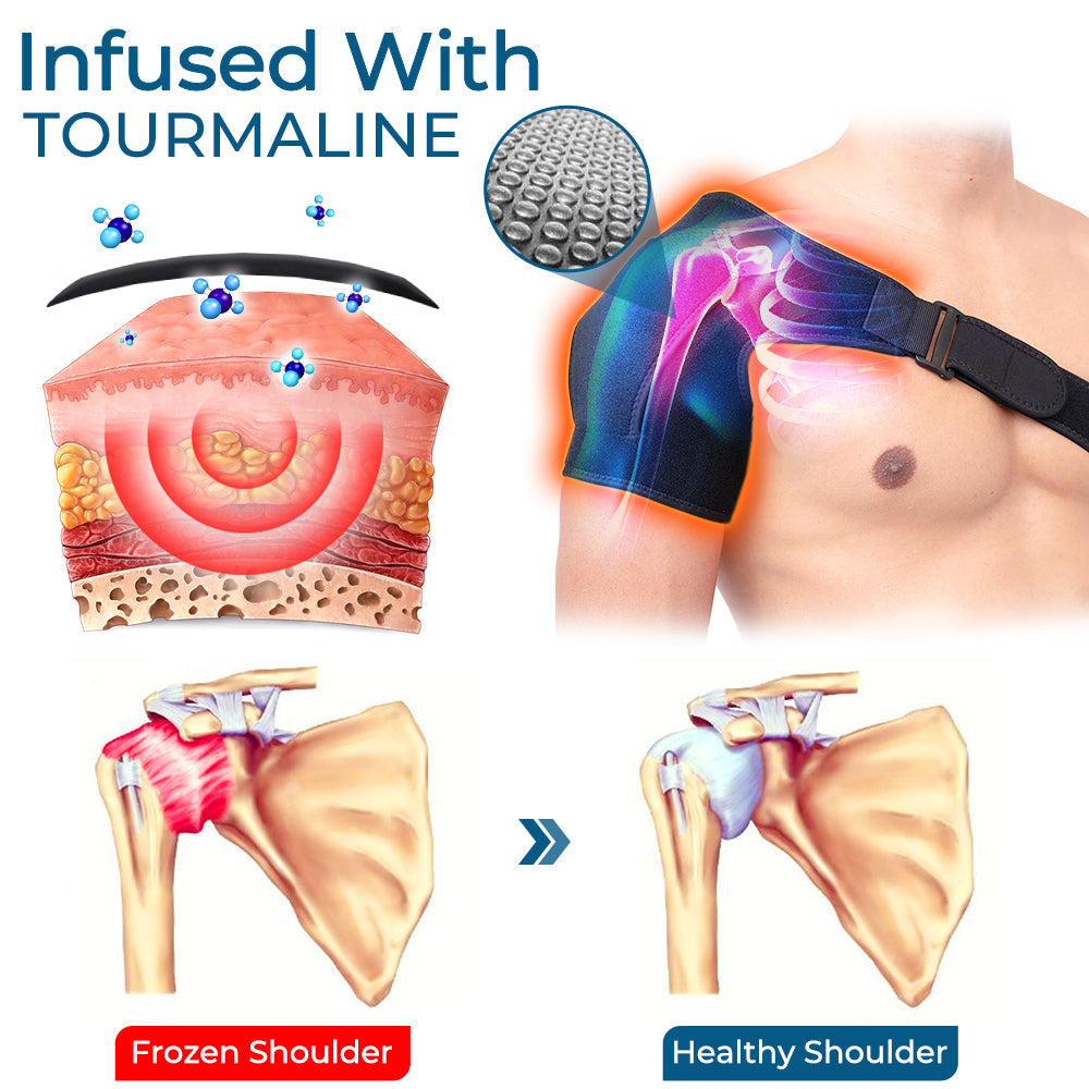 Clemyro® ShoulderHeal Tourmaline Heating Compression Brace