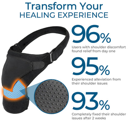 Clemyro® ShoulderHeal Tourmaline Heating Compression Brace