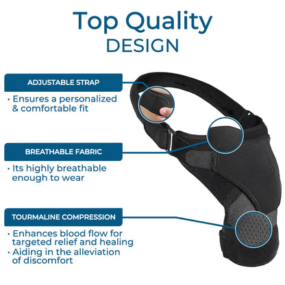 Clemyro® ShoulderHeal Tourmaline Heating Compression Brace