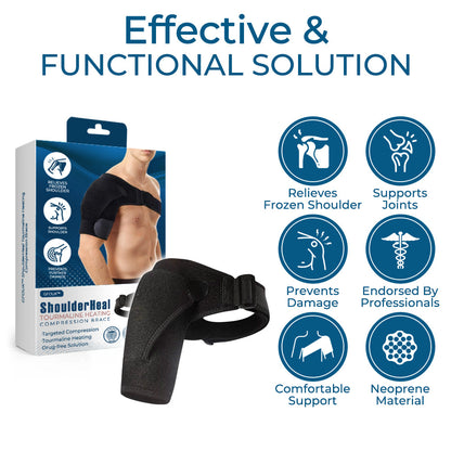 Clemyro® ShoulderHeal Tourmaline Heating Compression Brace